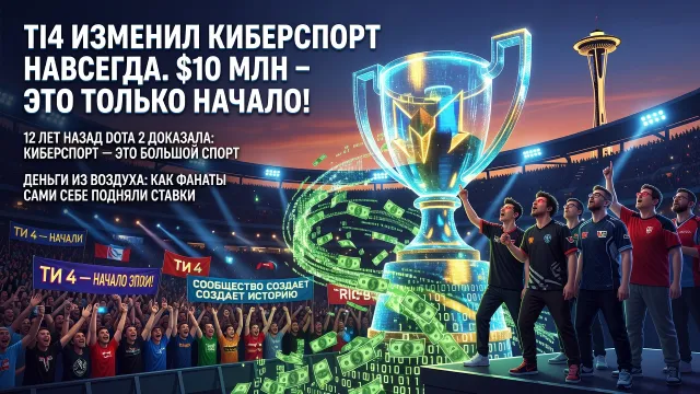 TI4 изменил киберспорт навсегда. $10 млн - это только начало!
